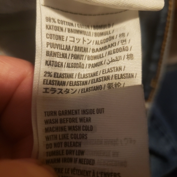 Hollister Blue Jeans Dark Wash Women's Size 3 Waist 26" Length 33" Boot Cut EUC - Picture 10 of 10